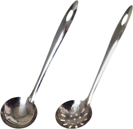 304 roestvrijstalen hotpot, soeppan met tussenschot (lepel A)