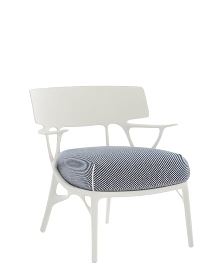 Kartell A.I. Outdoor Loungestoel - blauw