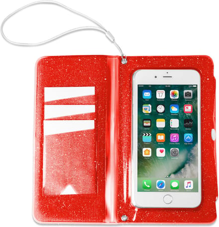 Celly Telefoonhoesje Splash Spatwaterdicht 14 Cm Rood