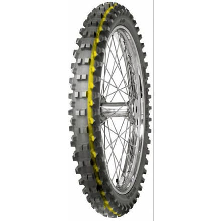 Mitas C-19 ( 90/90-21 TT 54R Rubbermengsel Super, Voorwiel, gelb )