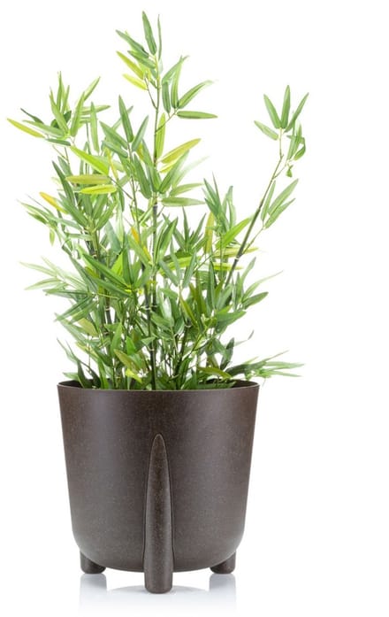 HowHomely Moss ECO Coffee - Bloempot - Espresso - 30xh28 - Inclusief Poten