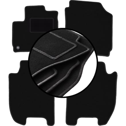 Complete set veloursmatten voor: Honda Jazz IV hatchback (2015-)