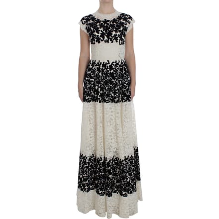 Bloemenkant Maxi-jurk