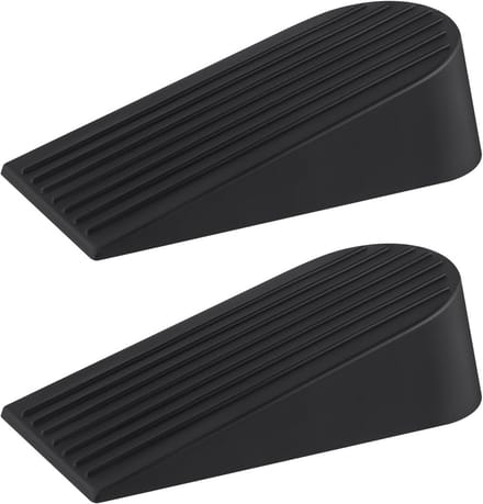 Antislip Deurstopper Set van 2 - Stevige Rubberen Deurkegel voor Alle Vloertypes