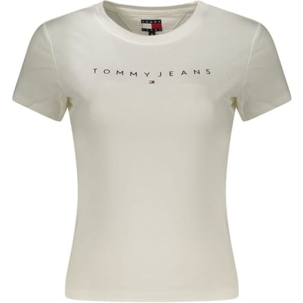 Tommy Hilfiger Tjw Slim Linear Tee Ecru Größe: L | Hemden Outlet | Damen | Braun