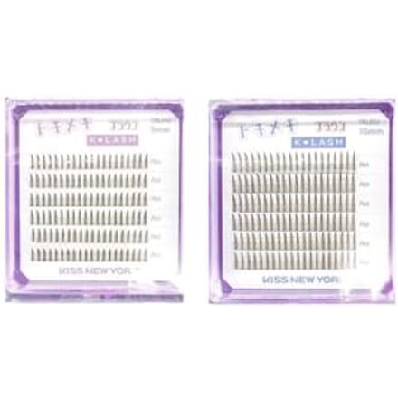 KISS NEW YORK - Tokimeki K-LASH Eyelashes Brown - 10mm - 120 pcs