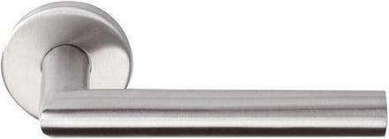 Formani linox basic deurkruk RVS LB-II 19mm op rozet (paar)