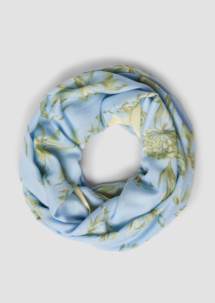 s.Oliver - female - Lussjaal van viscose met bloemenpatroon