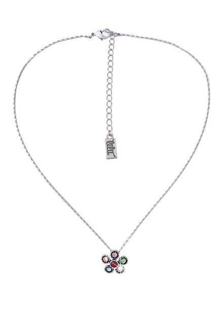 Behave - Ketting met bloemvormig hangertje - 41,5 cm