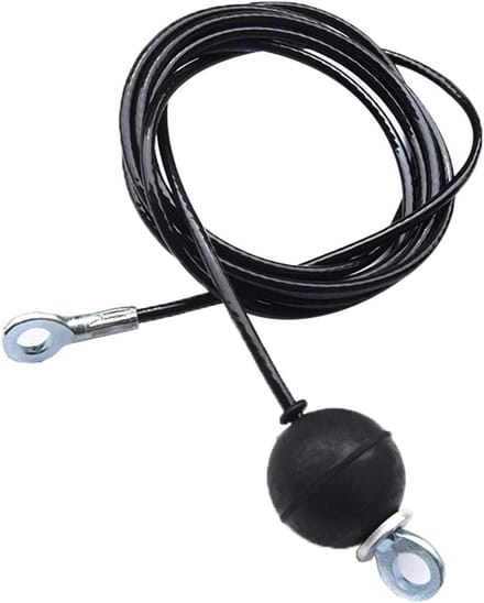 Fitness Katrol Kabel - Kracht Kabel - Thuis Krachttraining - Verstelbare Lengte - 2.5 m - Zwart