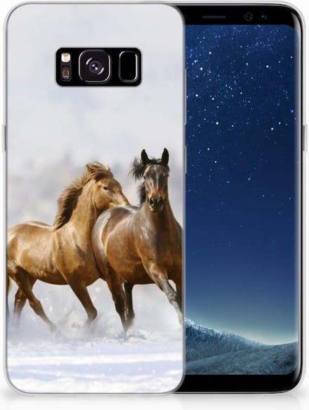 Samsung Galaxy S8 TPU Hoesje Paarden