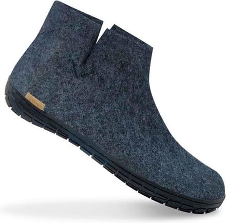 Glerups Boot Blauw Zwart Rubber Zool