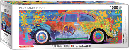 Eurographics & Volkswagen - Beetle Splash - Parker Greenfield - 1000 stukjes 96×32cm (b×h) - Panorama Legpuzzel