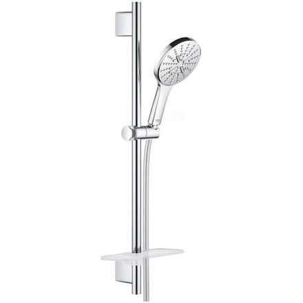Grohe Rainshower SmartActive - Doucheset - handdouche130, 3-jets, douchestang 60 cm en doucheslang, chroom 26546000