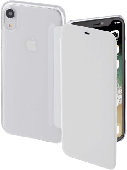 Booklet Case Clear White voor Apple iPhone XR