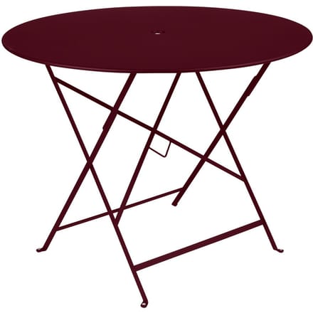 Fermob BISTRO klaptafel rond - B9 zwarte kers - Ø 96 cm