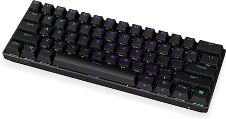 ENDORFY Thock Compact toetsenbord Gamen USB + RF Wireless + Bluetooth QWERTY Engels Zwart