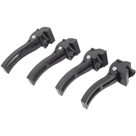 4 stuks Drievoudig Opvouwbare Tonneau Cover Hard of Zacht Opvouwbare Klemhoes Vervanging Voor Ford black