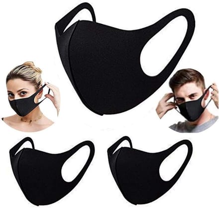 3 Stuks Herbruikbare Mondkapjes - Wasbaar Stofmasker met Verstelbare Oorlussen - Unisex