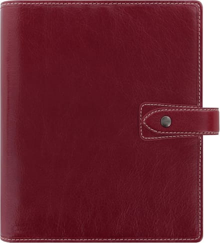 A5 Organizer - Agenda Planner - Dagelijkse Planning - Volnerf Buffelleer - A5 148x210mm - Bordeaux