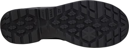 Uvex 2 Trend H'alb-schoenen S1P 69082 Zwart, grijs, rood (69082)