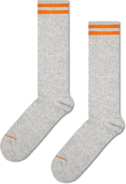 Happy Socks Solid Sneaker Sock - unisex sokken - grijs - Unisex - Maat: 41 - 46