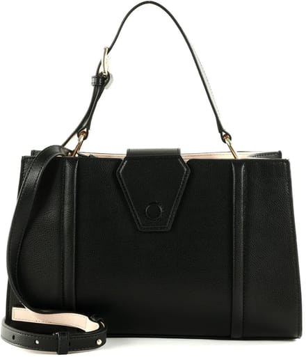 FURLA Leren Handtas Riva Tote Nero Zwart