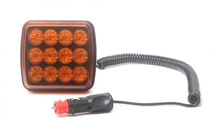 magnetische led stroboscooplamp 12/24 volt - waarschuwingslamp - zwaailicht