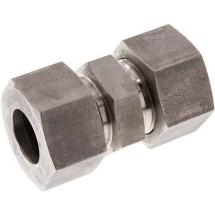 25S RVS Rechte Snijring Koppeling 400 Bar DIN 2353 - FL2S-C-ST-25-S