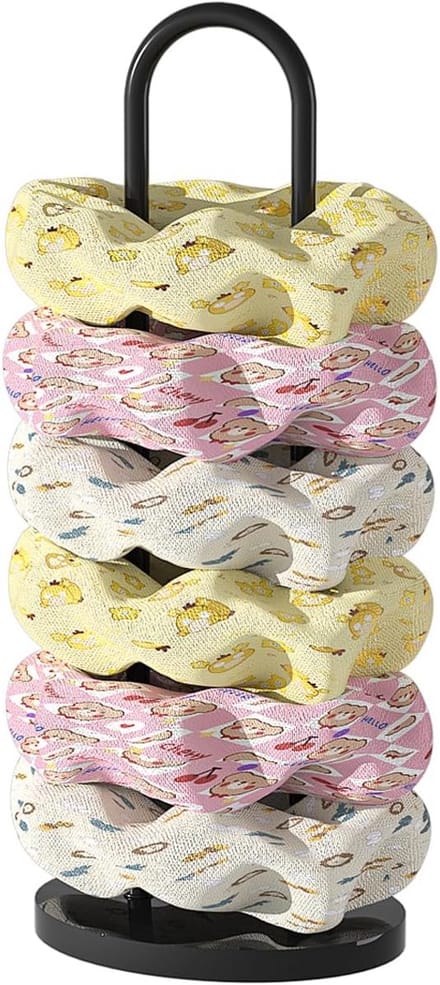 Scrunchie Houder en Organizer voor Haaraccessoires - Metalen en Acryl Opslagstandaard