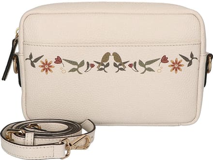 Leather Design Schoudertas Revival Vintage Lola Off White