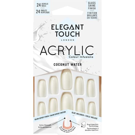 Elegant Touch Colour Acrylic Coconut Water Nails
