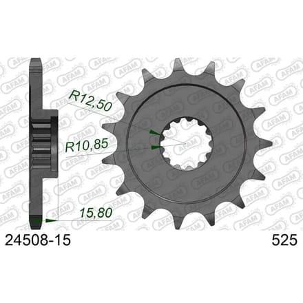 Tandwiel Afam 525 15 dents
