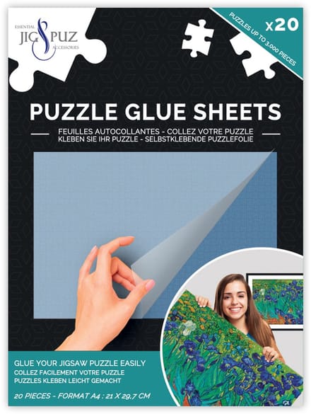 Jig & Puz puzzel puzzel-Klebefolie voor 3000 stukjes - zelfklevend vel.