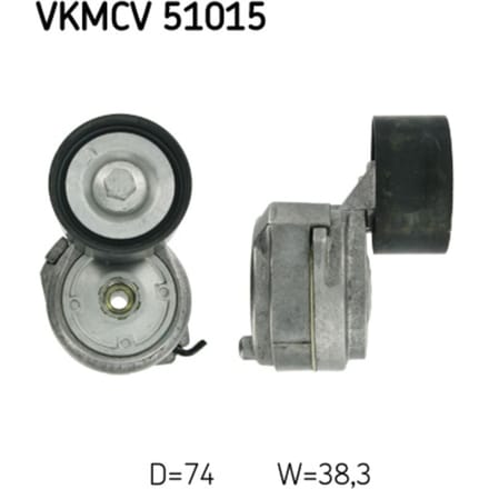 Spanpoelie, V-riem SKF VKMCV 51015