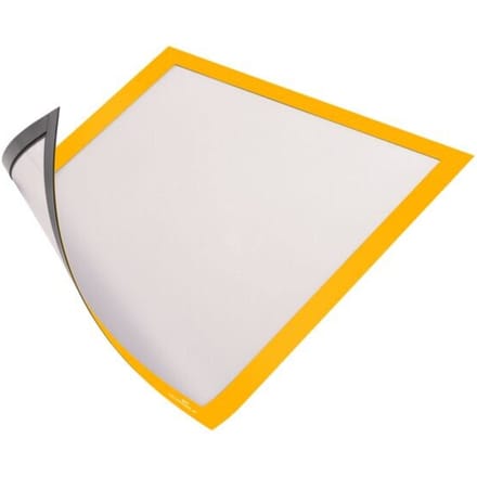 Durable 486904 DURAFRAME® Magnetic Infoframe, magnetisch DIN A4 Geel (b x h) 236 mm x 323 mm 5 stuk(s)