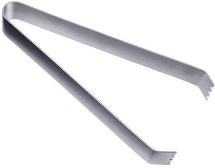 Excellent Houseware - Ijsblokjestang - Staal - 15cm - Ergonomisch
