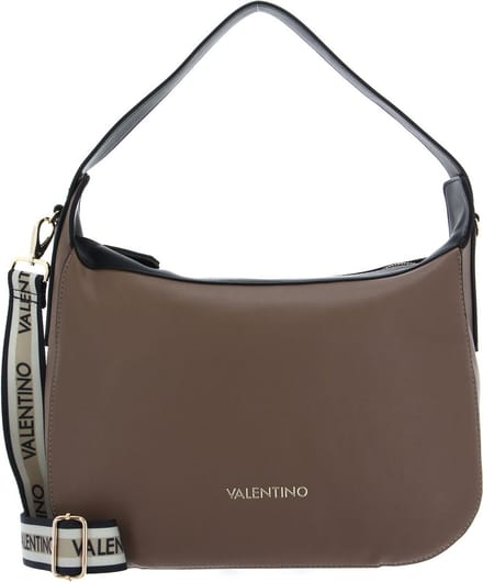 VALENTINO Schoudertas Sacca Cous Shoulder Bag Taupe / Nero Lichtbruin