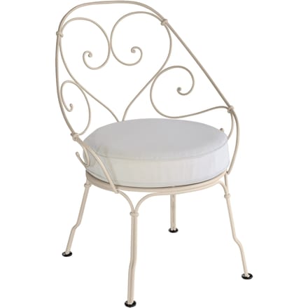 Fermob - 1900 Fauteuil Cabriolet - 14 muskaat - grijswit - beige