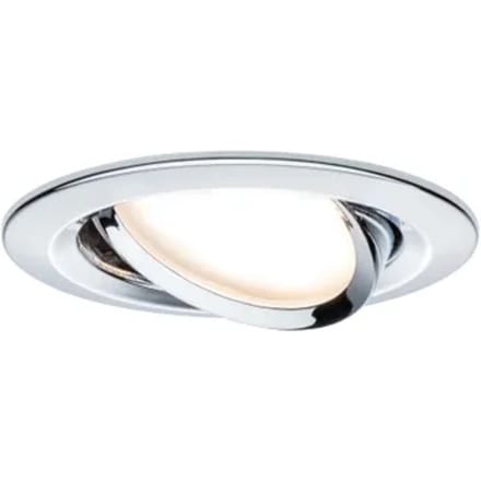 Paulmann Inbouwspot Led Coin Slim Kantelbaar Chroom 6,8w