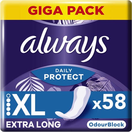Always Inlegkruisjes Long Plus - 58 stuks