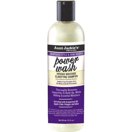 Shampoo Aunt Jackie's Curls & Coils Grapeseed Power Wash (355 ml)