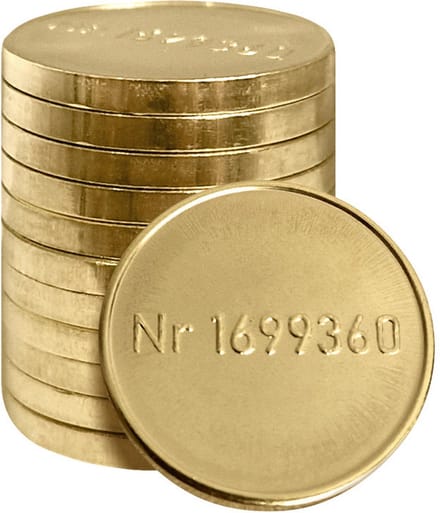 Naslag Miele munt 1699360 Ø21mm - 100 stuks