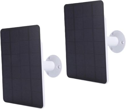Zonnepaneel - Camera Oplader - Buitenbeveiliging - IP65 Waterdicht - 10W Vermogen - Wit