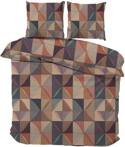 iSleep Dekbedovertrek Joris - Eenpersoons - 140x200/220 cm - Multi
