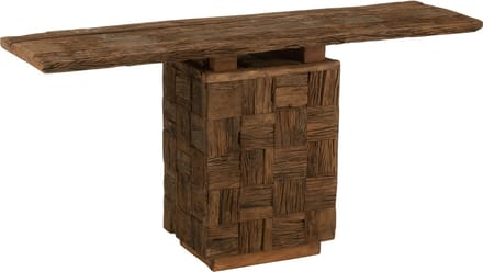 J-Line console Woody - hout - naturel