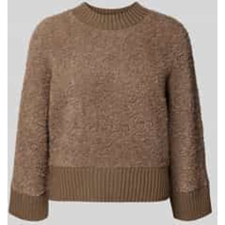 Gebreide pullover met ribboorden, model 'Pennan'