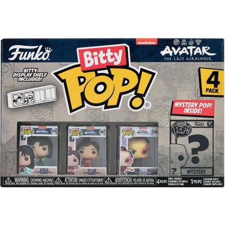 Funko BITTY Pop! Animation: Avatar - Azula, Ty Lee, Zuko & Mystery
