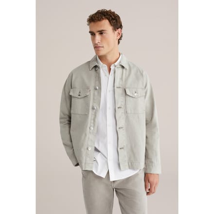 WE Fashion Overshirt Greige Taglia: M | Giacche leggere Outlet | Uomo