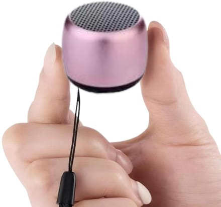 Mini Bluetooth Speaker met Deep Bass – Aluminium Behuizing – Sensor TWS Pairing – TF-kaart – Compact & Draagbaar Paars